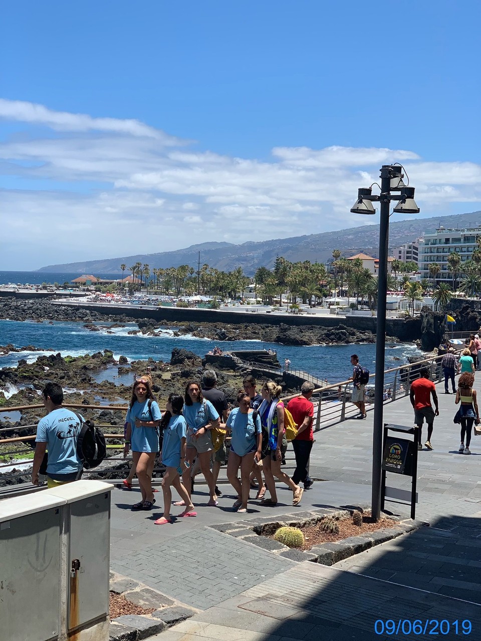 Spanien - Puerto de la Cruz - Der erste Blick auf das Meer. 