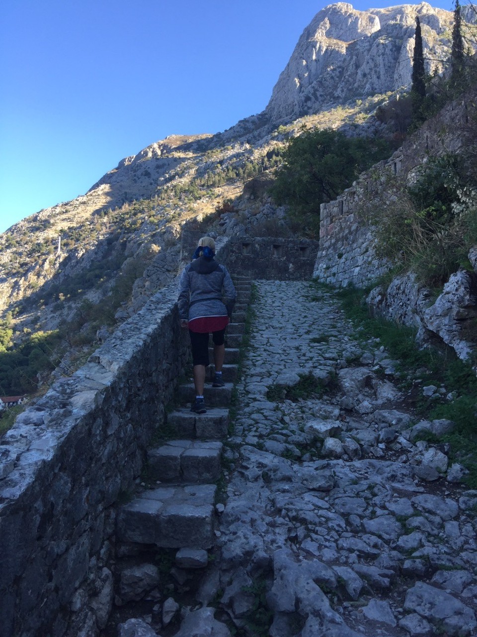  - Montenegro, Kotor - Climbing the wall