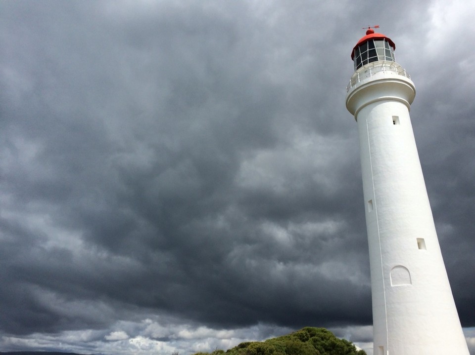 Australien - Torquay - Noch ziehen dicke Wolken durch