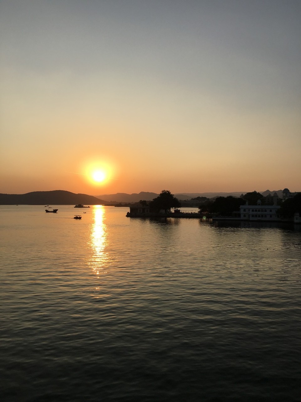 Indien - Udaipur - Sunset – Lake Pichola