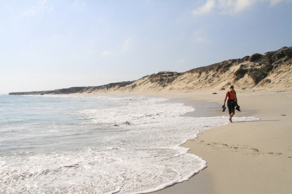 Südafrika - Gansbaai - und Sand unter den Zehen.