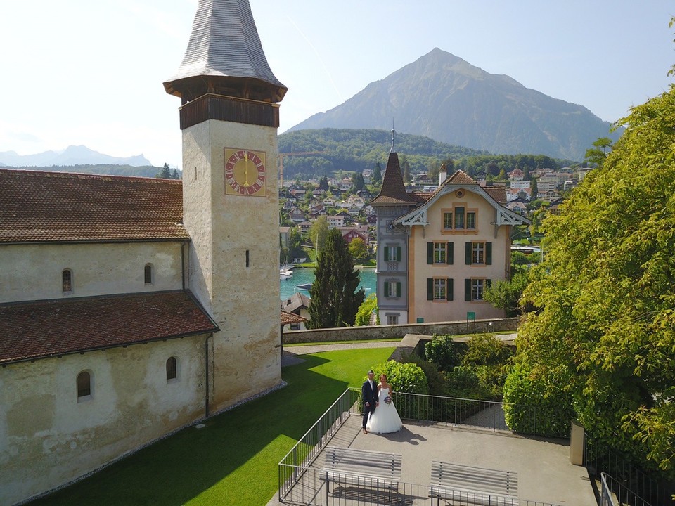 Schweiz - Krattigen - Zuvor wurden aber am Schloss in Spiez schöne Bilder gemacht.