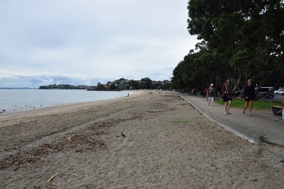 Neuseeland - Auckland - Mission Beach - hier haben wir gepicknickt