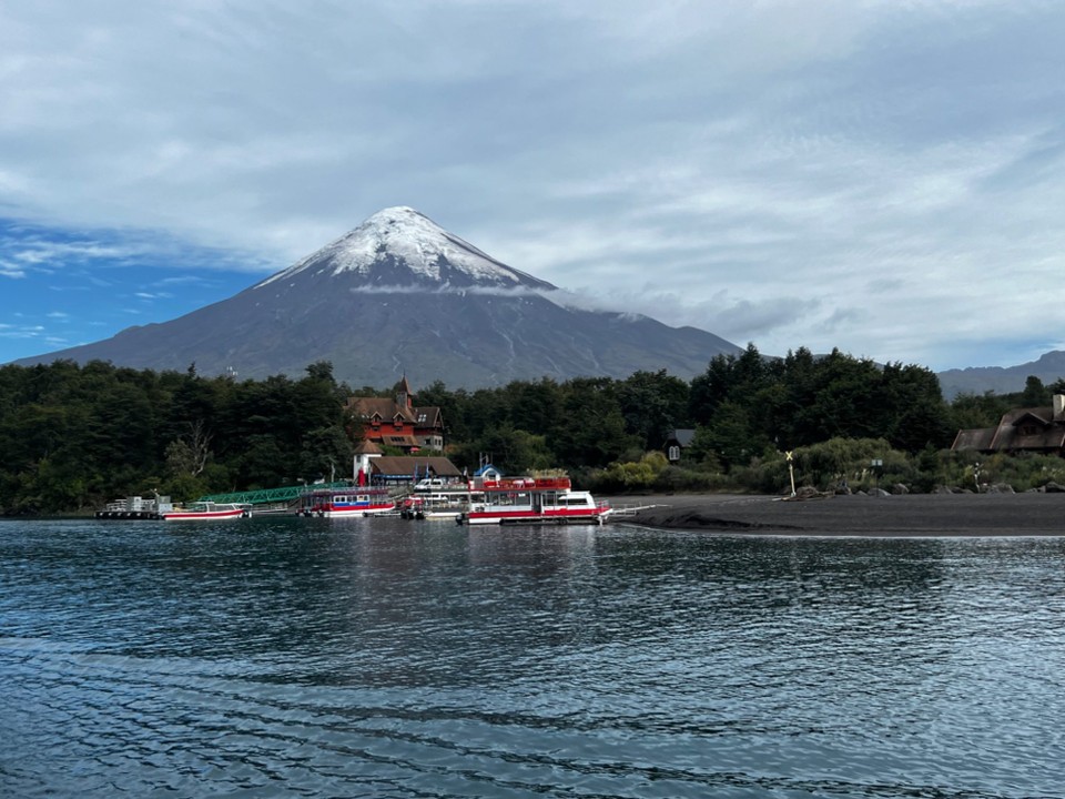 Chile - Puerto Montt - The volacano does dominate the skyline