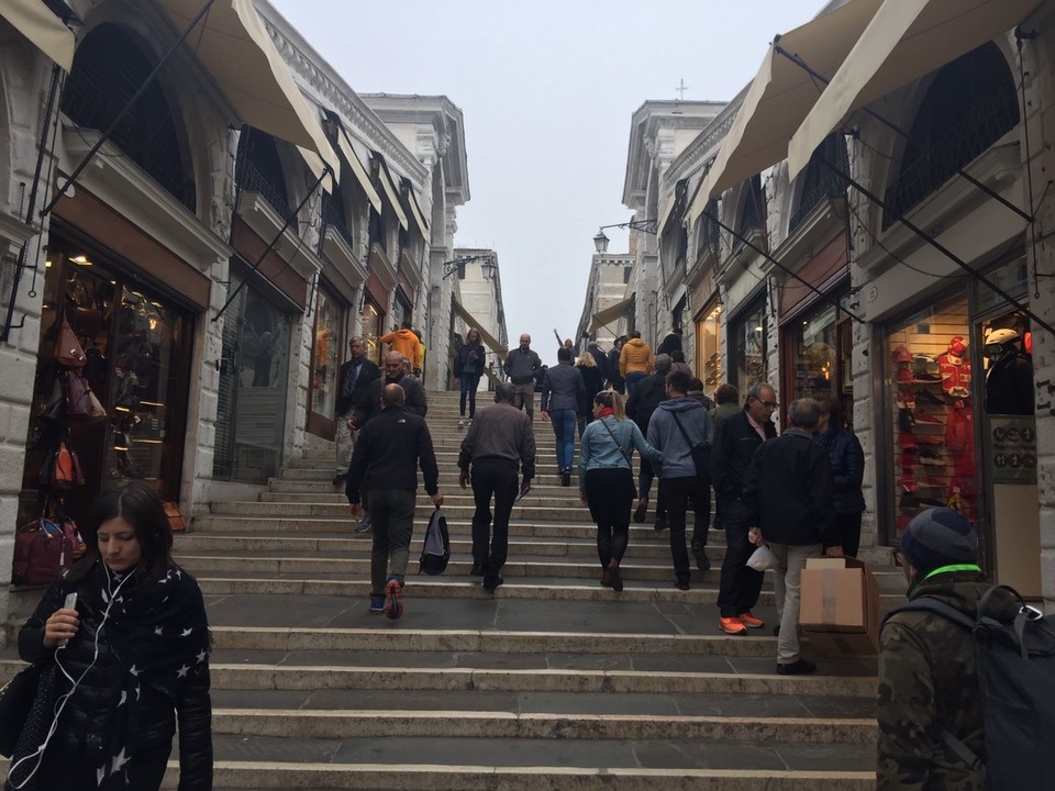  - Italy, Venice - Shops on the Rialto Bridge and Ron