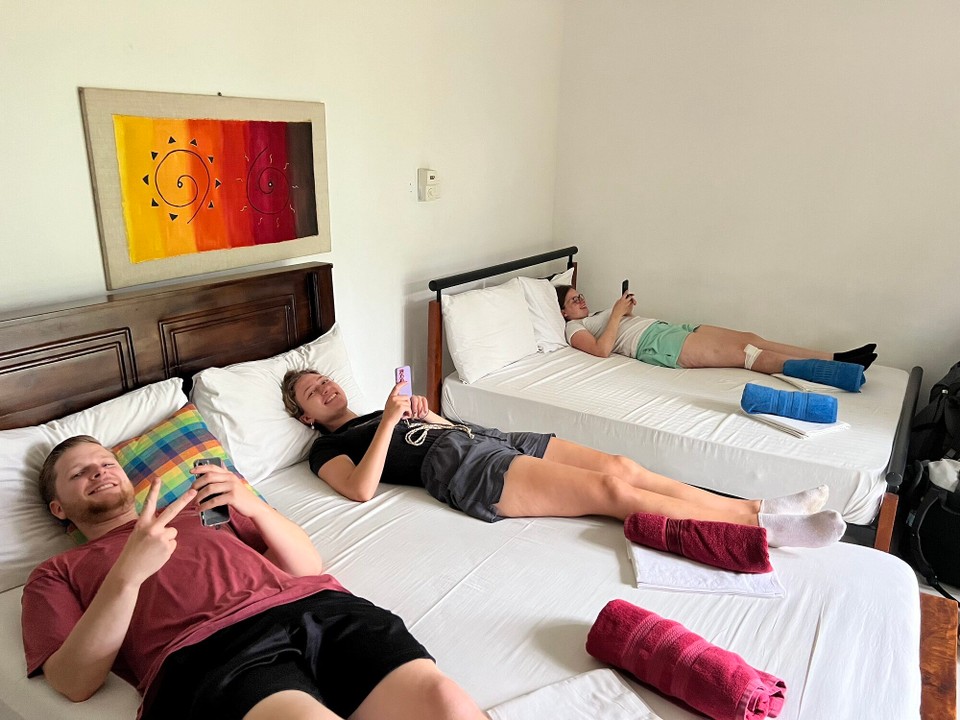 Sri Lanka - Kandy - Ein verregneter Nachmittag in Kandy wurde kurzerhand zur Erholung genutzt 😄