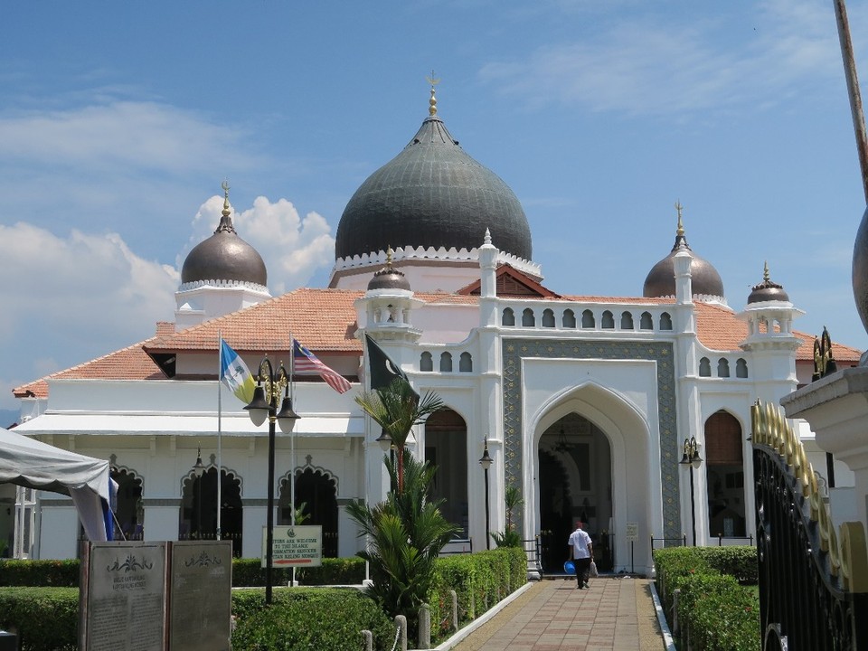 Malaysia - George Town - Mosquee visitee juste avant l'heure de la priere