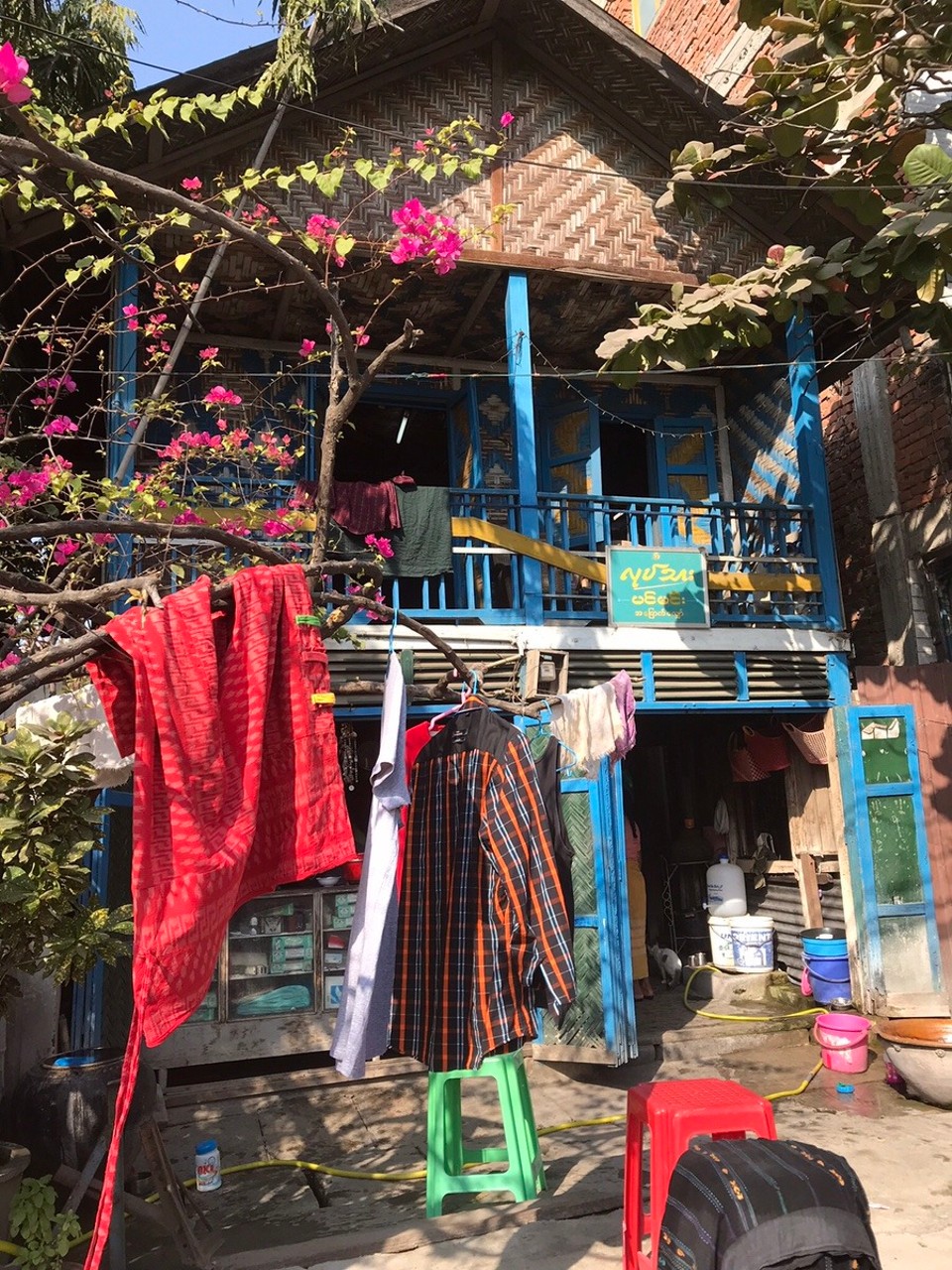 Myanmar (Burma) - Mandalay - Laundry drop