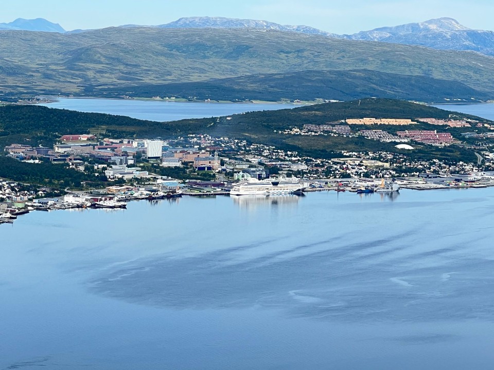 Norwegen - Tromsø - Aidabella von oben