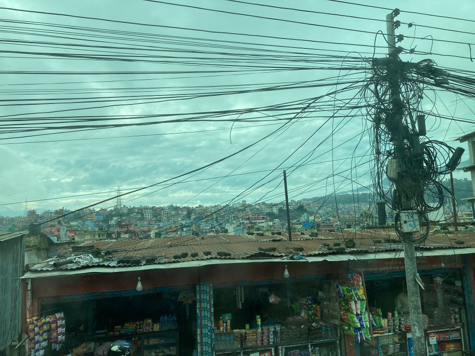 Nepal - Pokhara - Kabelsalat 🫣
