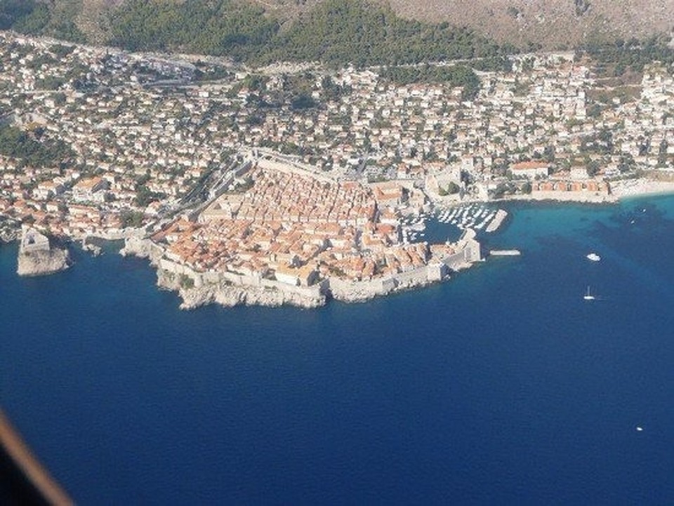 Croatia - Dubrovnik - Dubrovnik from the air