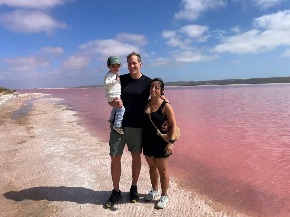 Australien - Yallabatharra - Und auch das Familienfoto durfte nicht fehlen.