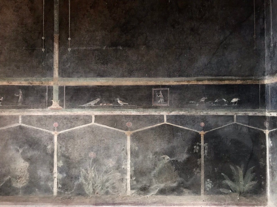 Italien - Pompei - Ägyptische Zeichnungen & Botanik