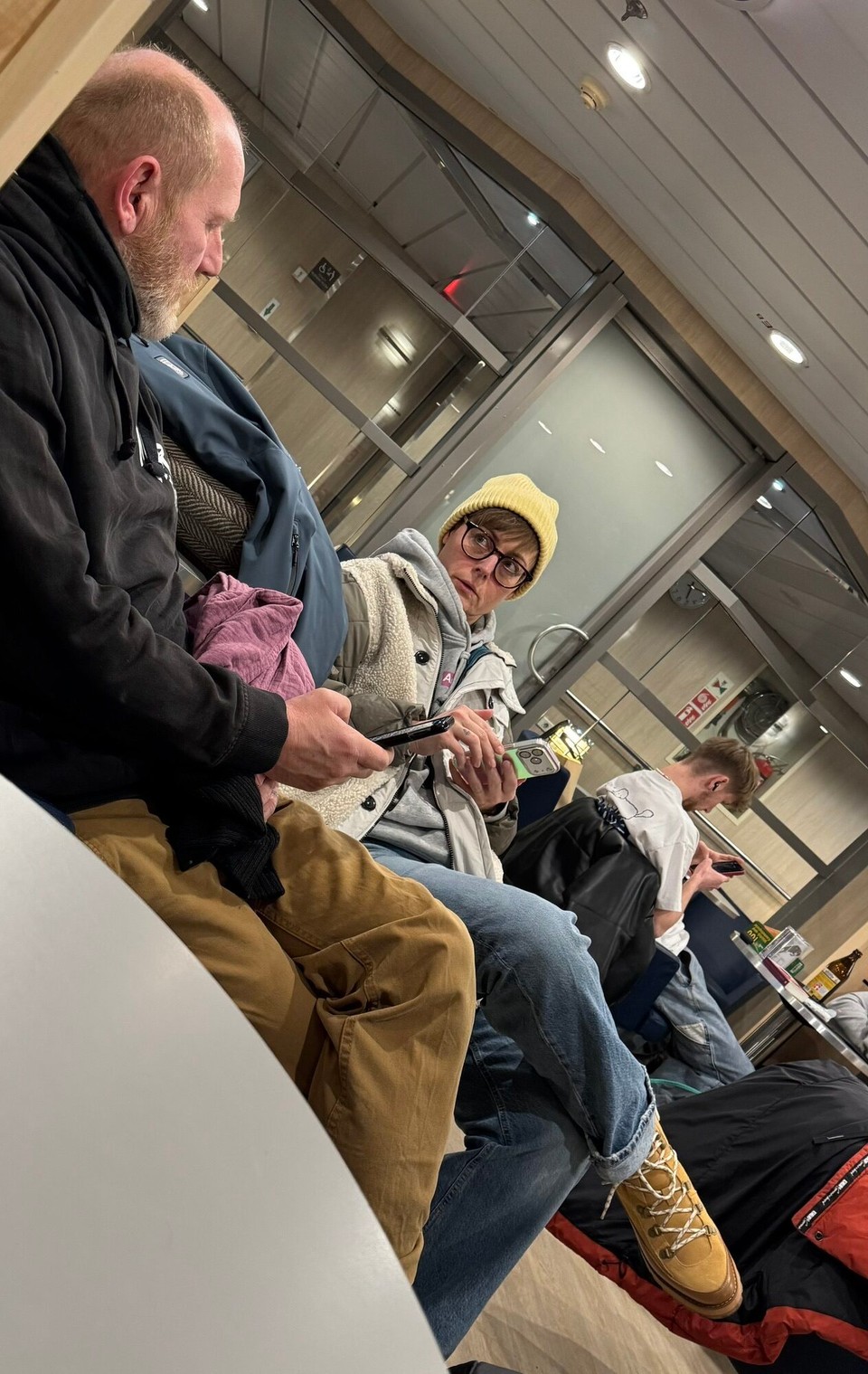 Schweden - Trelleborg - Der Kaffee an Board war dann doch eher für die LKW-Fahrer.