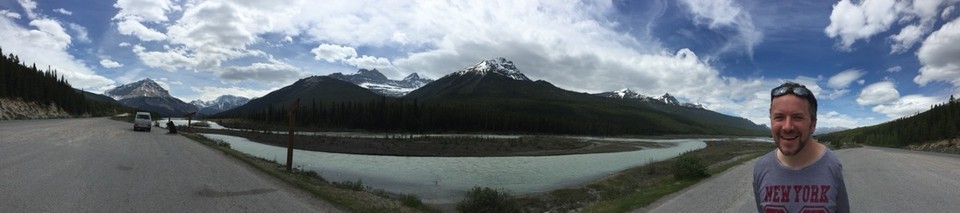 Canada - Jasper to Athabasca Glacier - Uitzicht.