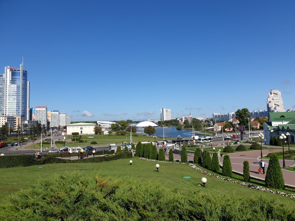 Belarus - Minsk - Minsk from the Old Town