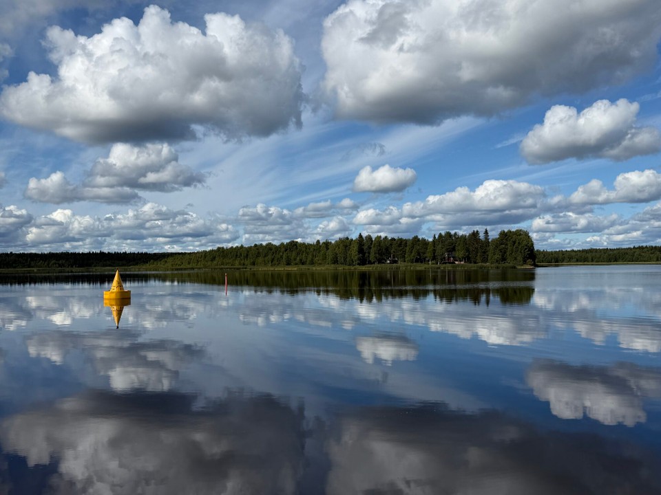 Schweden - Jukkasjärvi - Die Postboje