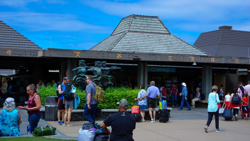USA - Kailua-Kona - Der Flughafen, alles open air