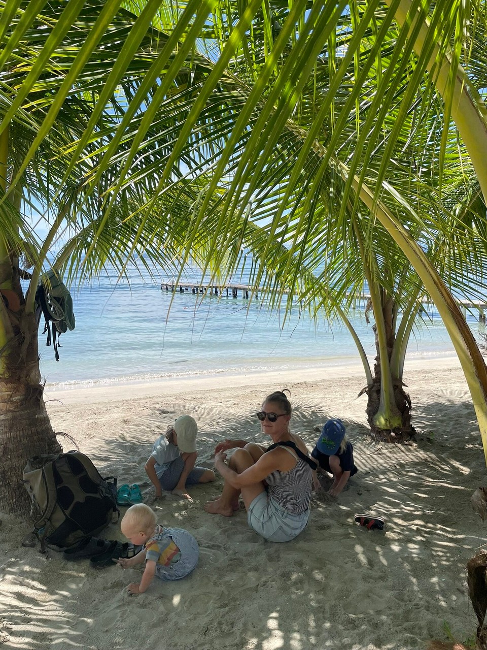 Panama - Carenero Island - Zeit ins Meer zu springen. 