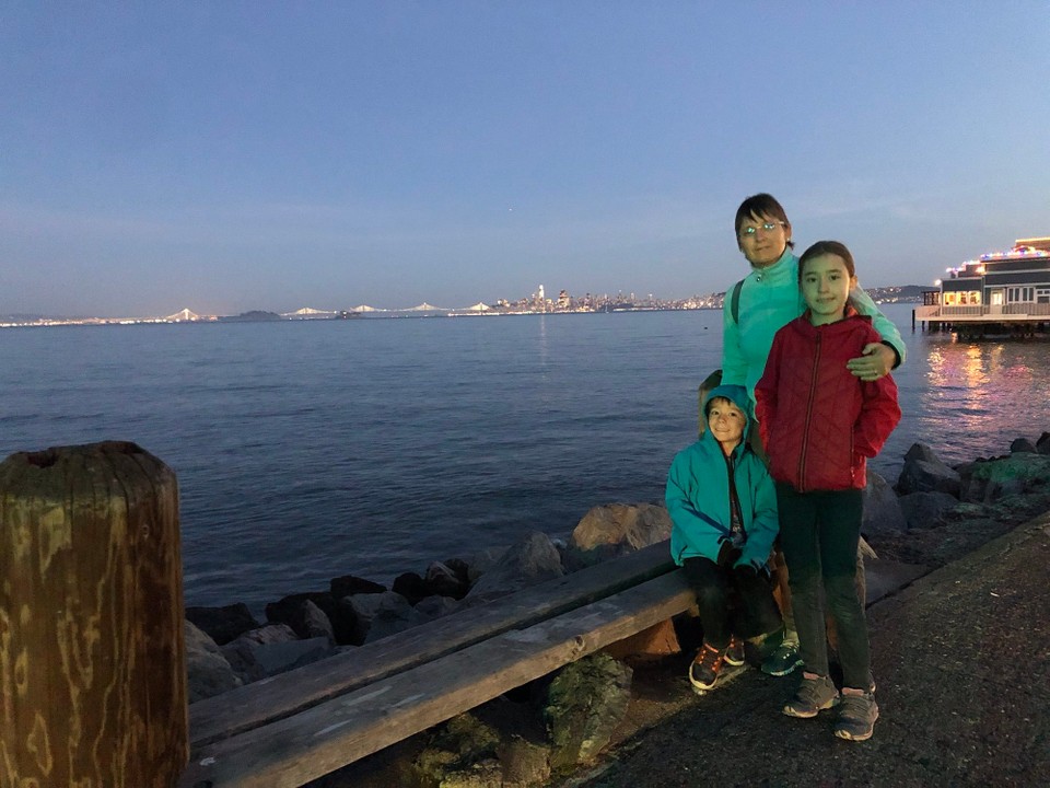 Vereinigte Staaten - San Francisco - Blick von Sausalito nach San Francisco.
