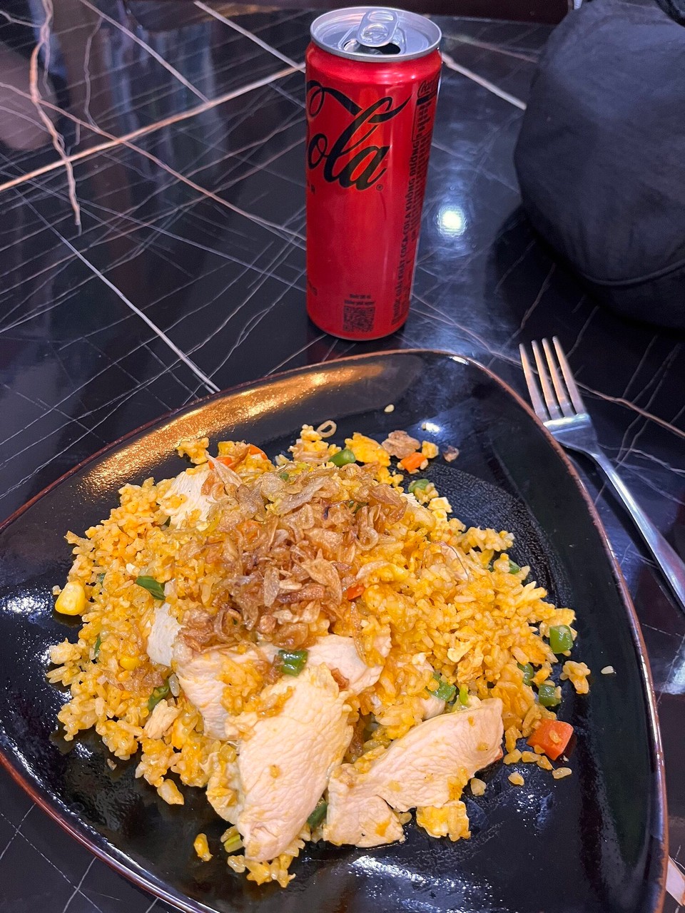 Vietnam - Hanoi - Chicken fried rice for lunch :)