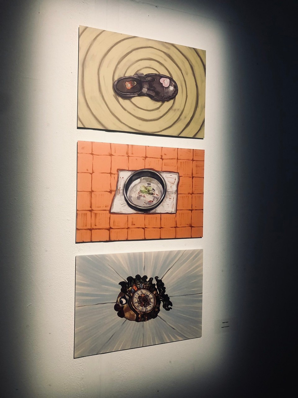 Singapur -  - Kleine Ausstellung von Abgängern der Kunstunivsersität 🎨