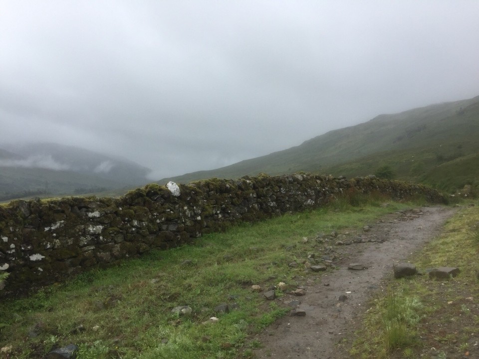 Vereinigtes Königreich - Crianlarich - Die Mauerweg
