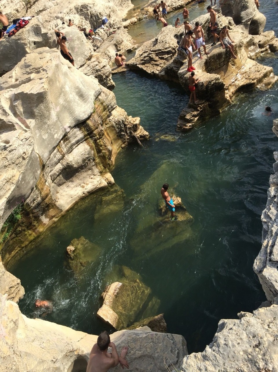 Frankreich - La Roque-sur-Cèze - Sonntag an den Cascades