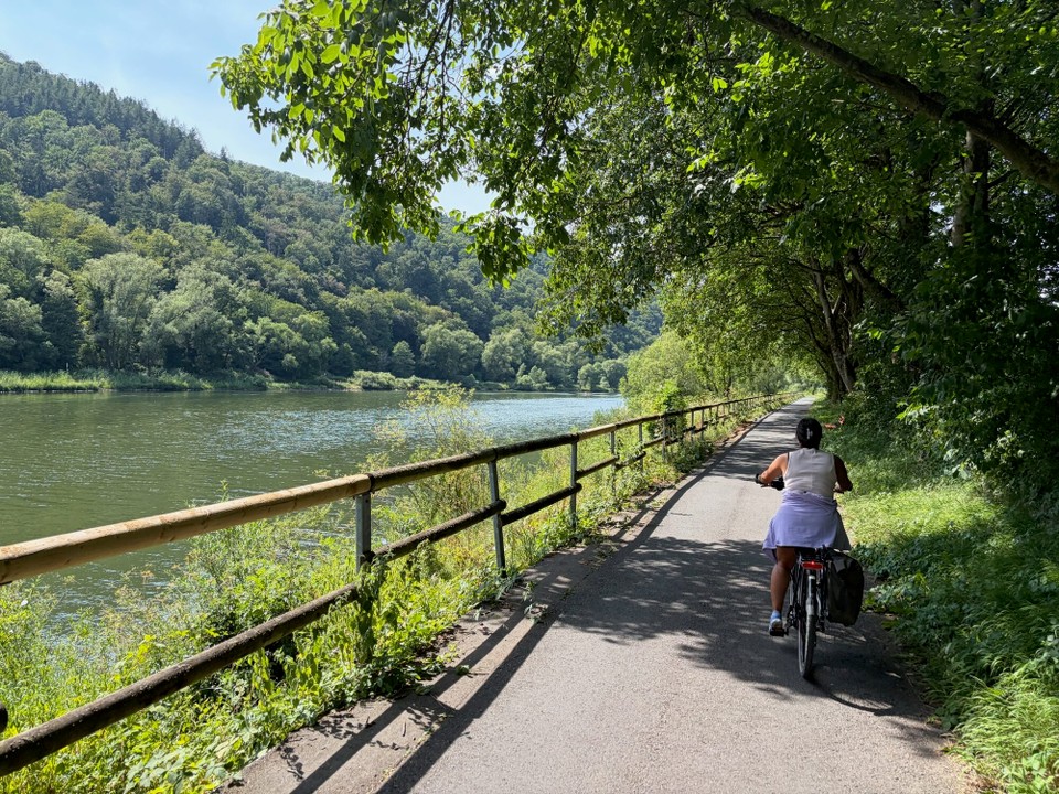 Deutschland - Bremm - Dann konnte endlich die Radtour auf dem Moselradweg starten.