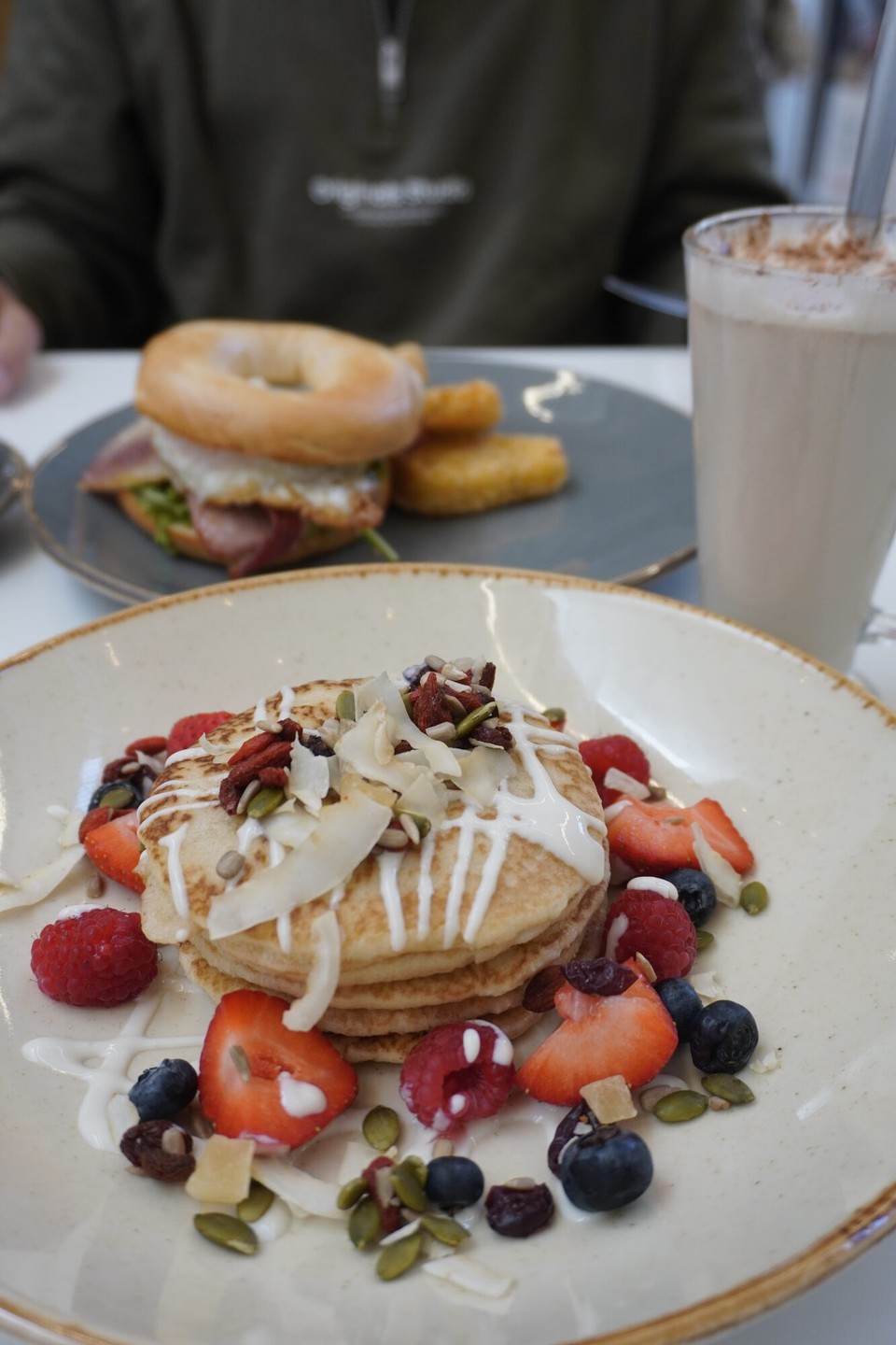 Vereinigtes Königreich - Edinburgh - Zmorge: Pancakes
Zmittag: Cheesecake