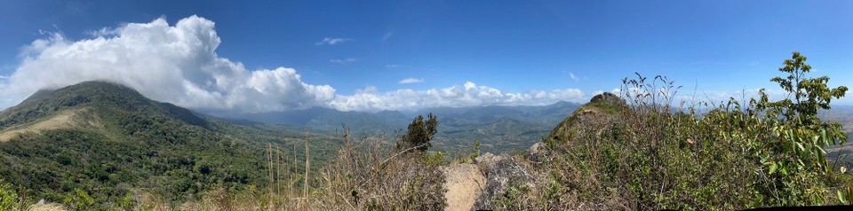 Panama - Santa Fé - Gipfelview.