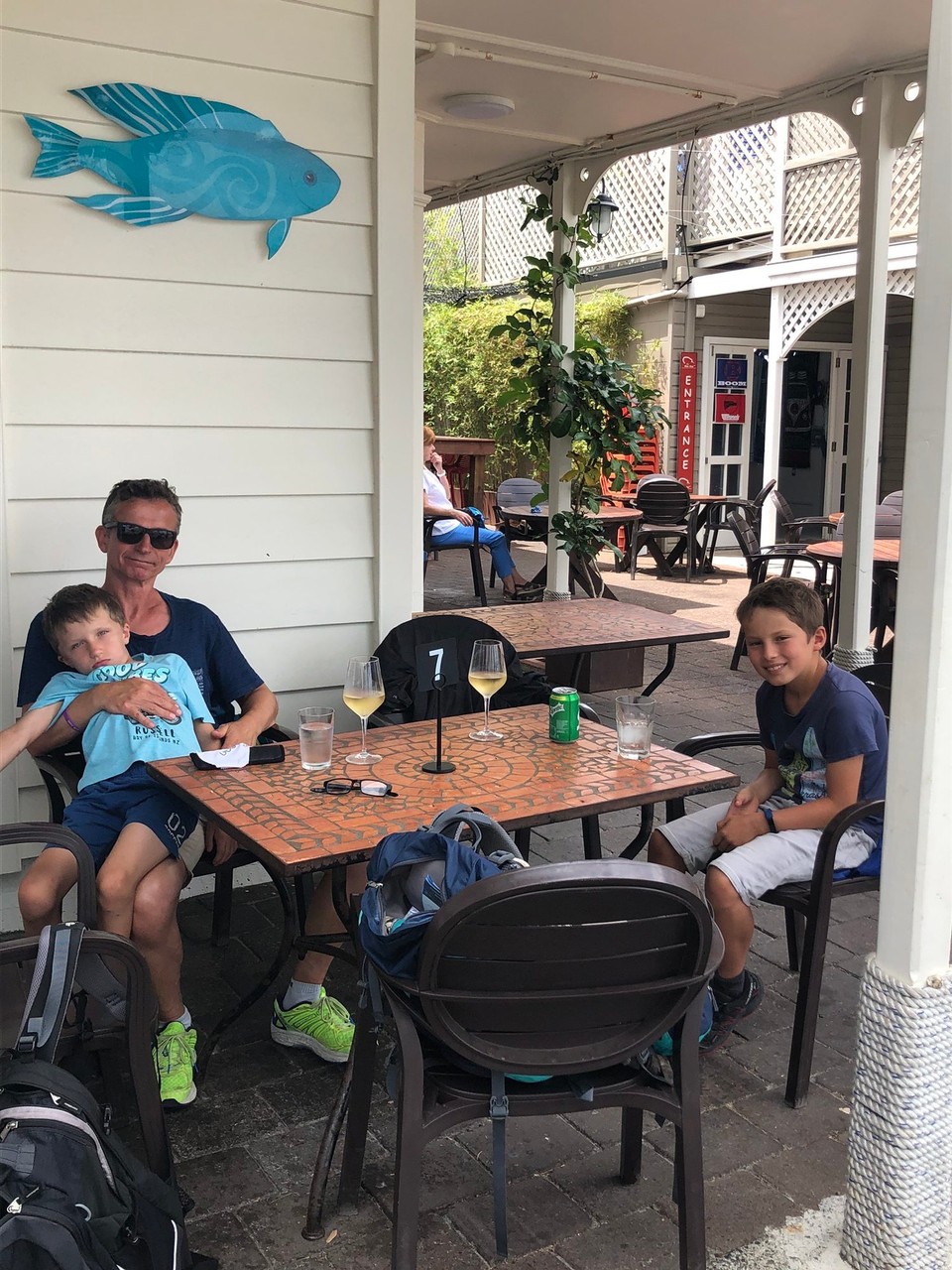 Neuseeland - Paihia - Mittagessen im Butterfish in Russell. 
