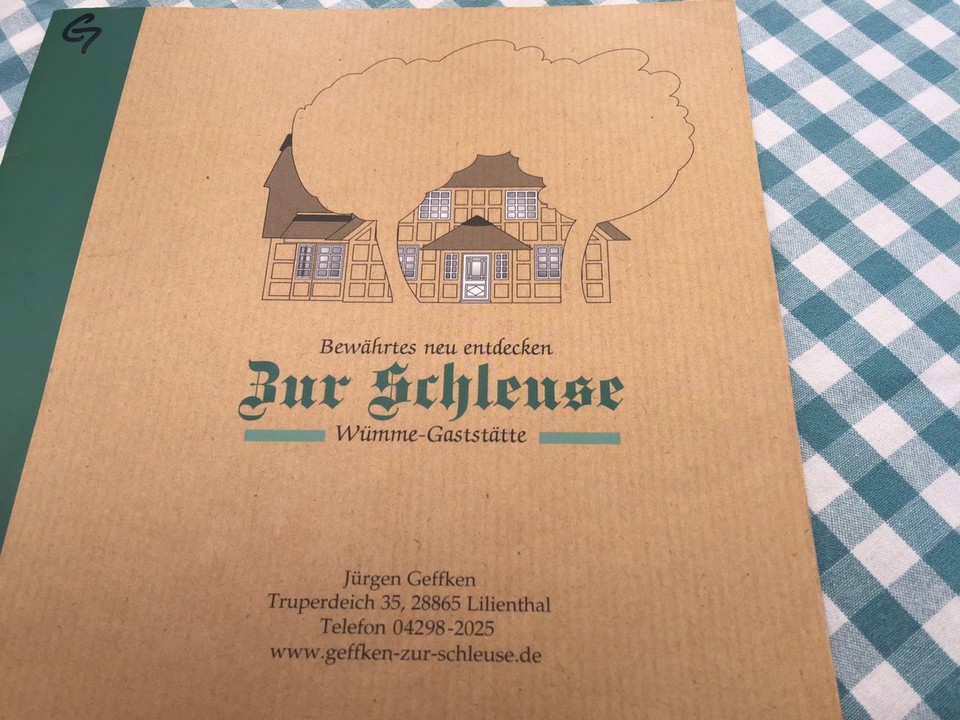 Germany - Lilienthal - Lunch at Zur Schleuse Restaurant. 