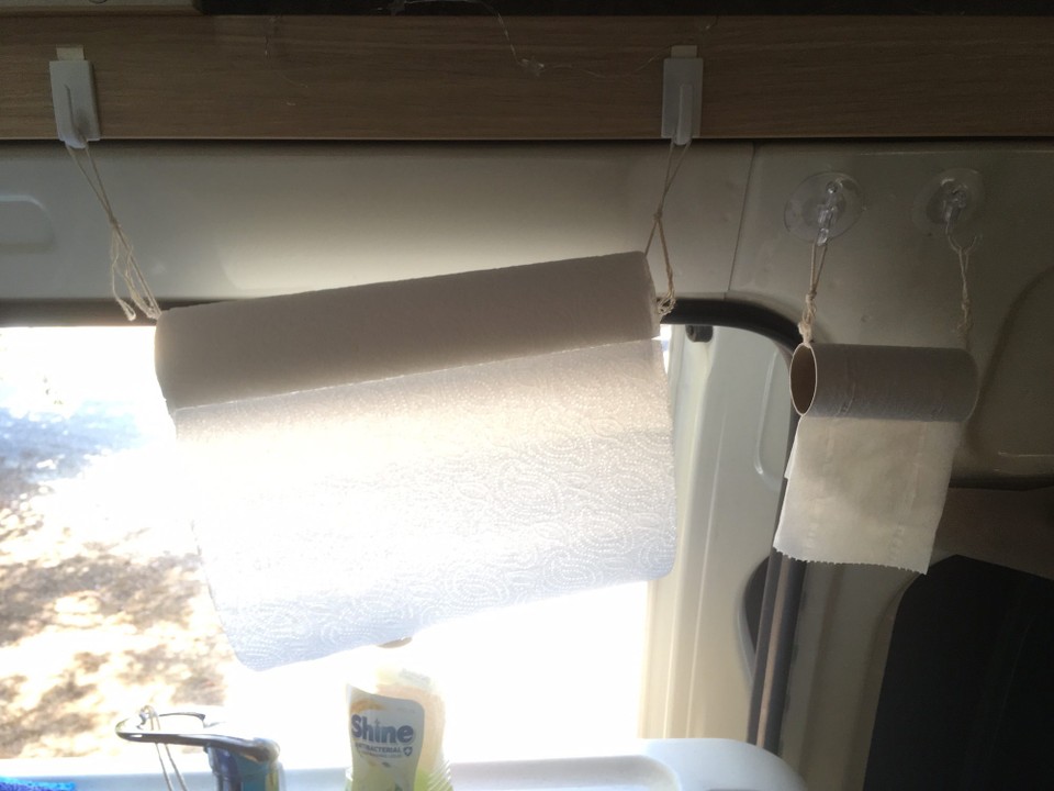 Neuseeland - Harewood - Auch hier haben wir ein paar Haken montiert.