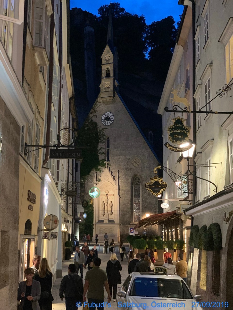 Österreich - Bad Gastein - Am Ende der Fußgängerzone 