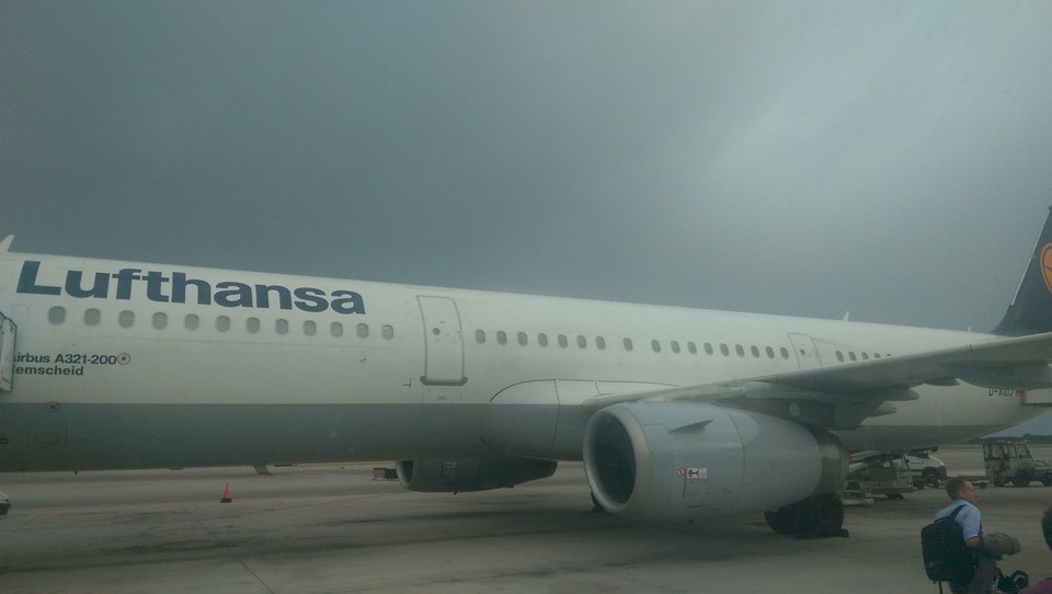 Spanien - El Prat de Llobregat - Das Wetter ist noch ausbaufähig. Aber erstmal ins Hostel.