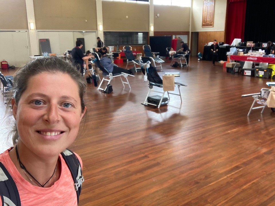 Neuseeland - Kaitaia - Eine Gute Tat am Tag - Schauen wir uns doch mal an, wie das Blutspenden in Neuseeland so läuft 😃