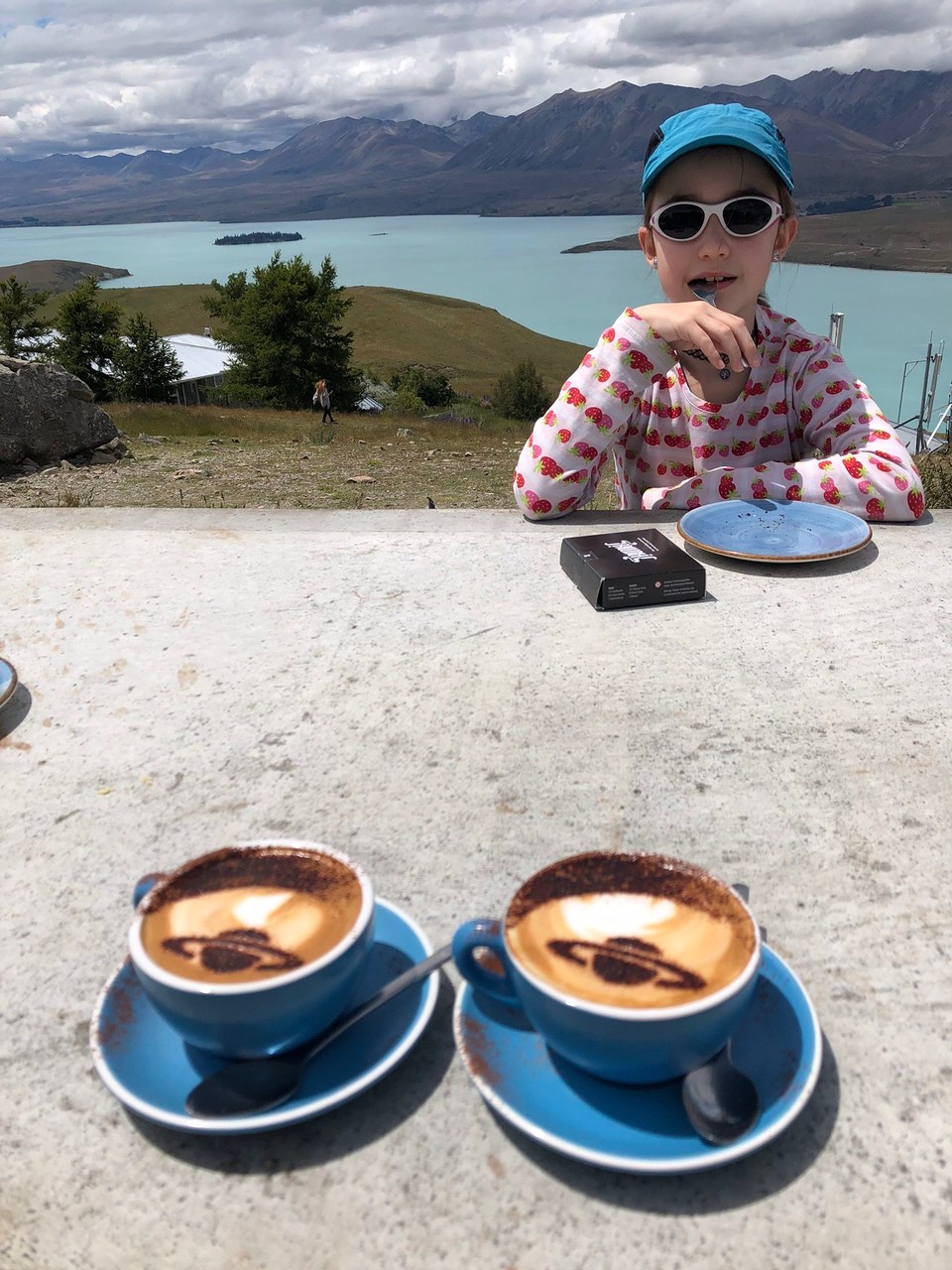 Neuseeland - Tekapo - Was für ein Planet ist auf dem Café?