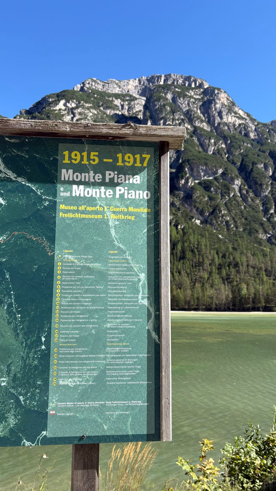 Italien - Cortina d'Ampezzo - Monte Piane - höchster Punkt mit 1.520m