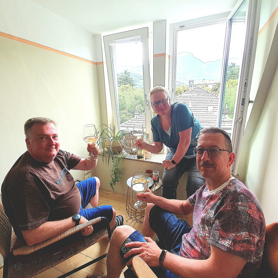 Italien - Meran - Aber uns gefällt es auch ohne Pool.