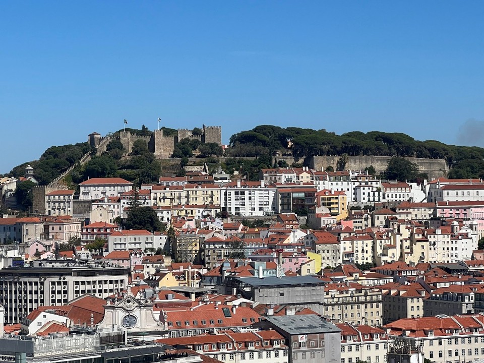 Portugal - Lissabon - Gestern waren wir auf der gegenüberliegenden Seite! 