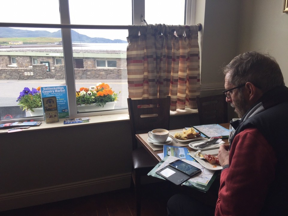  - Ireland, Waterville, Ring of Kerry - Breakfast at Beachcove Cafe in Waterville. 