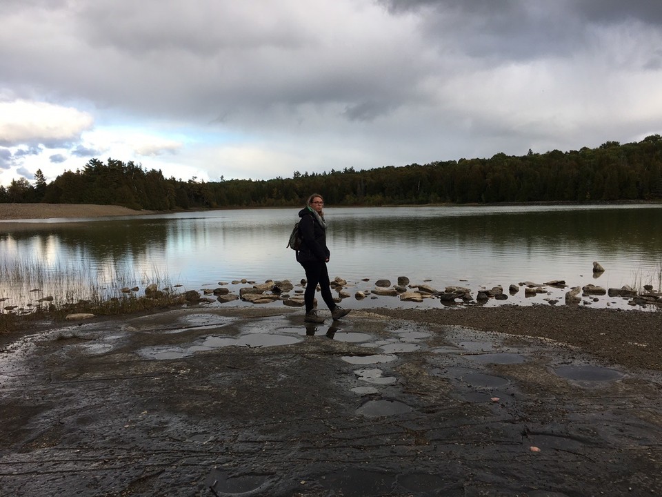 Canada - South Bruce Peninsula - Ja so sieht man aus wenn man einen Keks  isst :) 