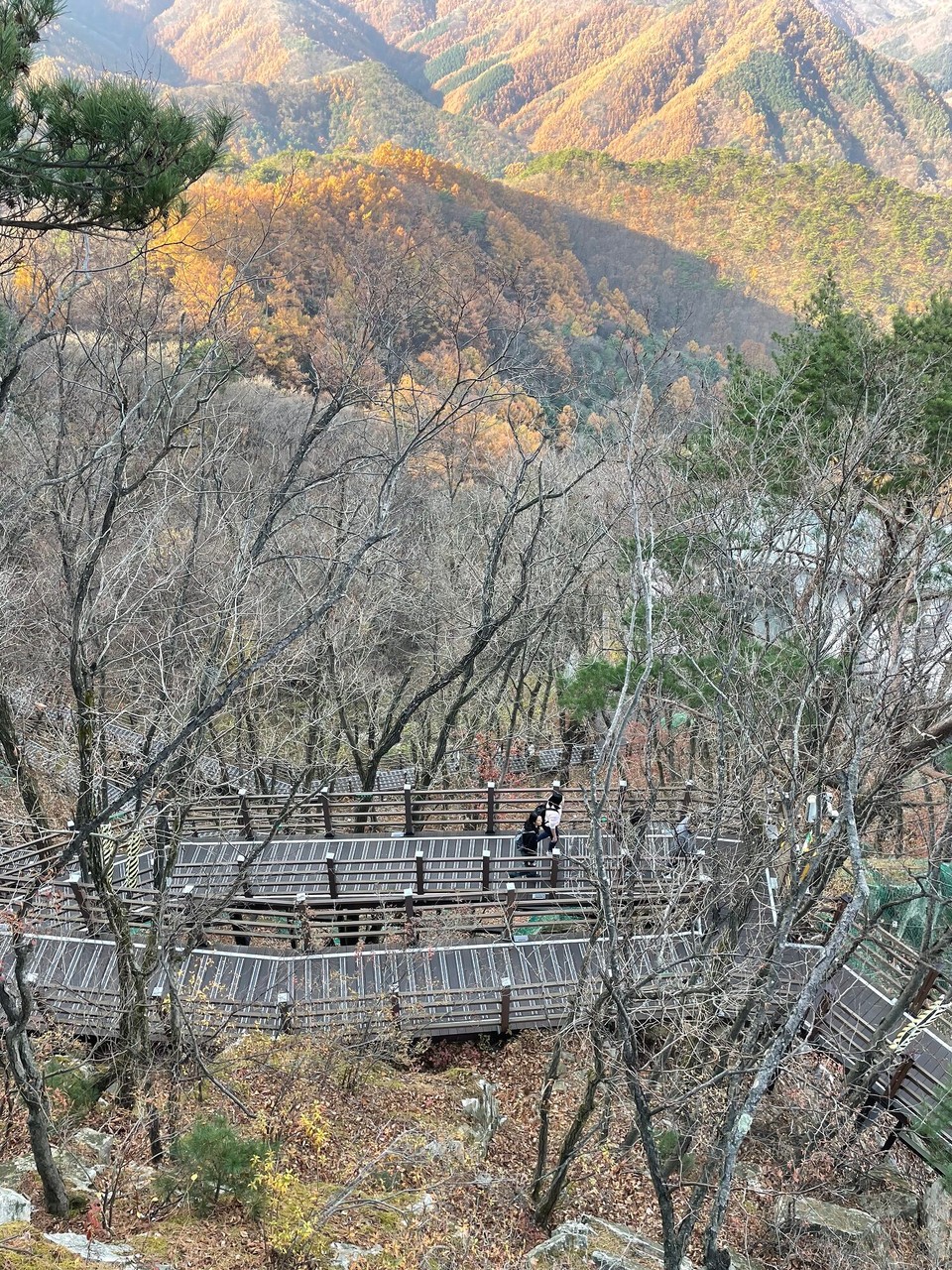 대한민국 - 춘천시 - e richtigi Wanderig zum vo de bergstation zum ussichtspunkt