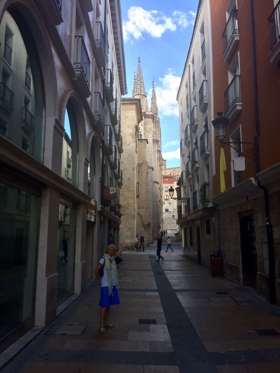  - Spain, Burgos - Burgos. View of the Cathedral. 