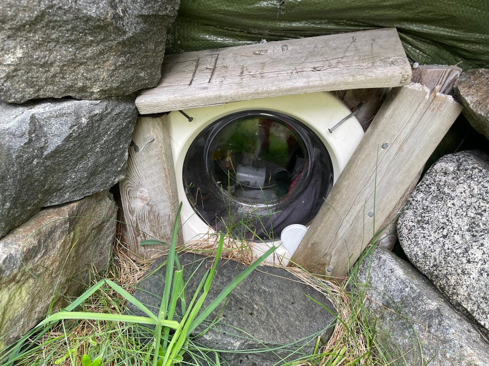 Norwegen - Bøstad - mit kreativem Fenster 