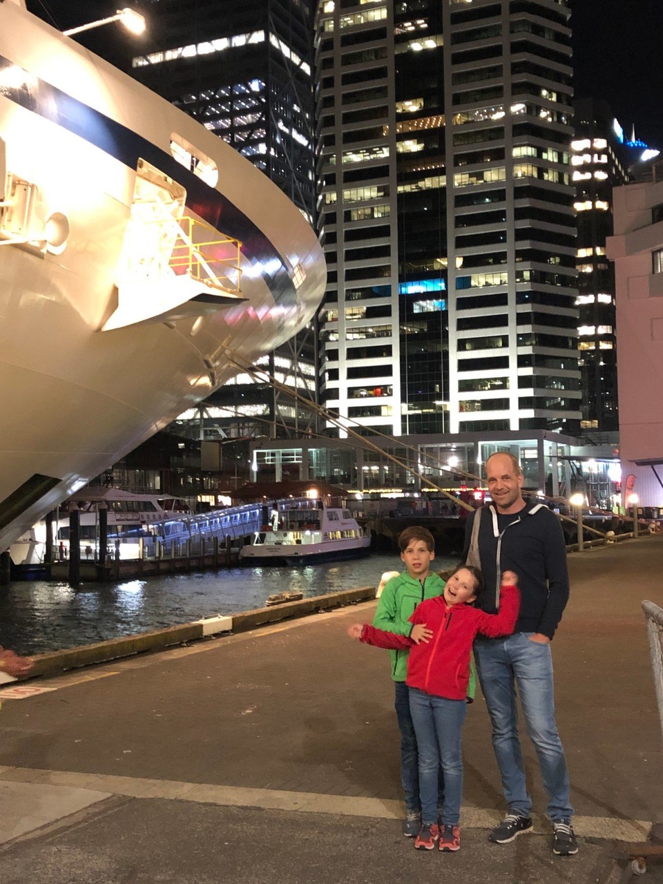 Neuseeland - Auckland - Dieses Schiff wurde direkt vor unserer letzten Wohnung angedockt
