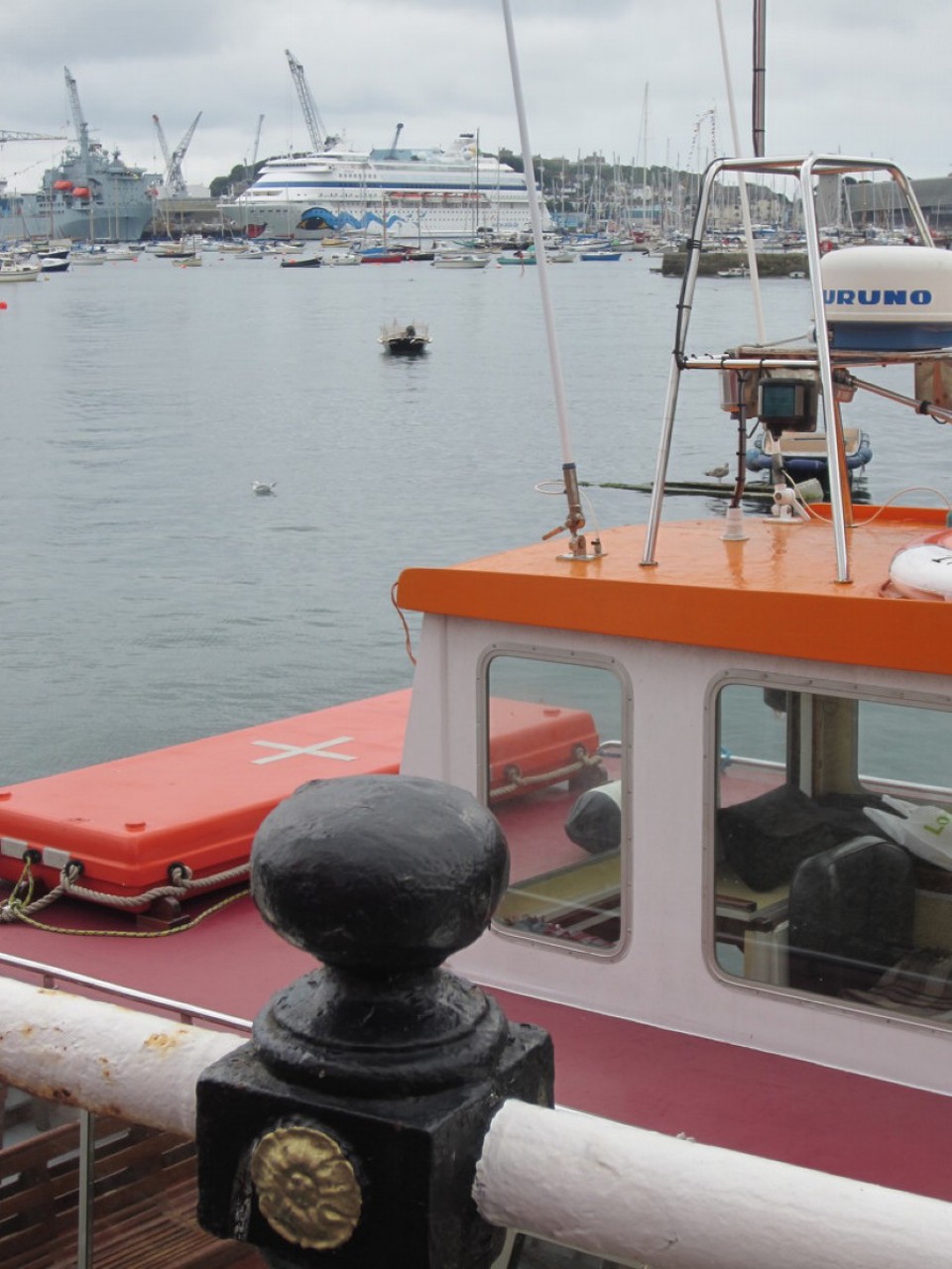 Vereinigtes Königreich - Falmouth - Hintergrund mit AIDA