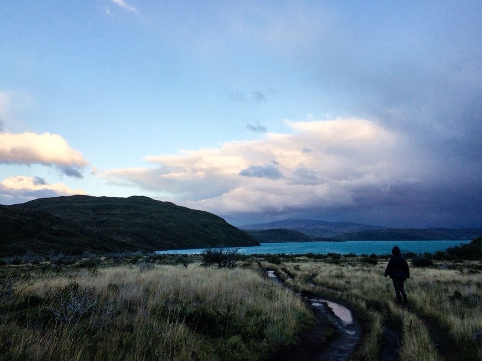 Chile - Torres del Paine - Ein ziemlich anstrengender Tag geht zu Ende ...