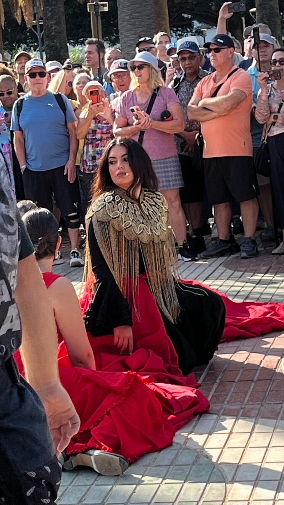 Spanien - Melilla - Flamengotanz im Zentralgarten